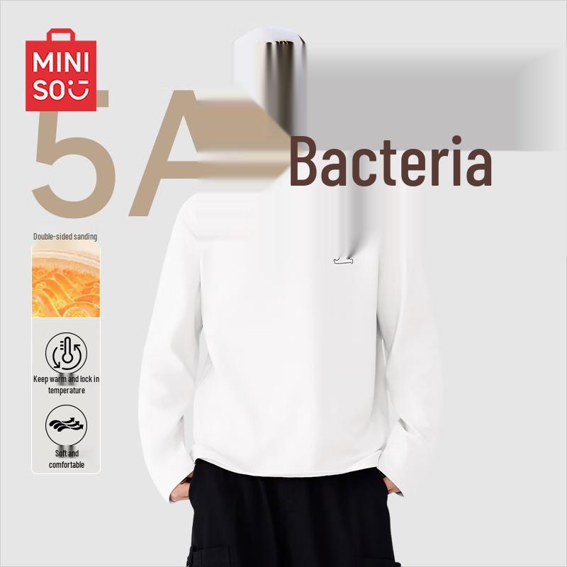 MINISO Men s Thermal Round Neck Long Sleeve Tee 2XL