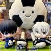 Anime BLUE LOCK Cute Nagi Yisagi Isagi Yoichi Sitting Action Figure PVC Doll Tabletop Model Anime Peripheral Creative Toy Gift‘s