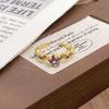 Medieval Personalized Retro Enamel Dripping Oil Inlaid Zir*****Pening Ring Niche Light Luxury High-End Ring Woman