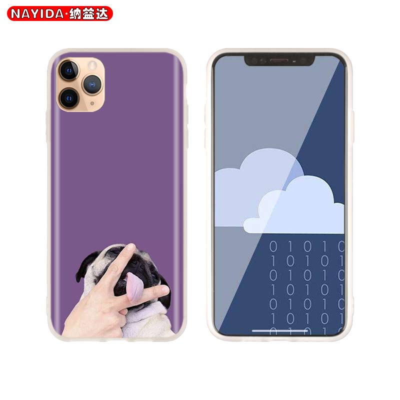 Husa din silicon moale pentru iPhone 13 11 12 Pro X XS Max XR 6 6S 7 8 Plus SE Mini Husa Cute Pug Dog