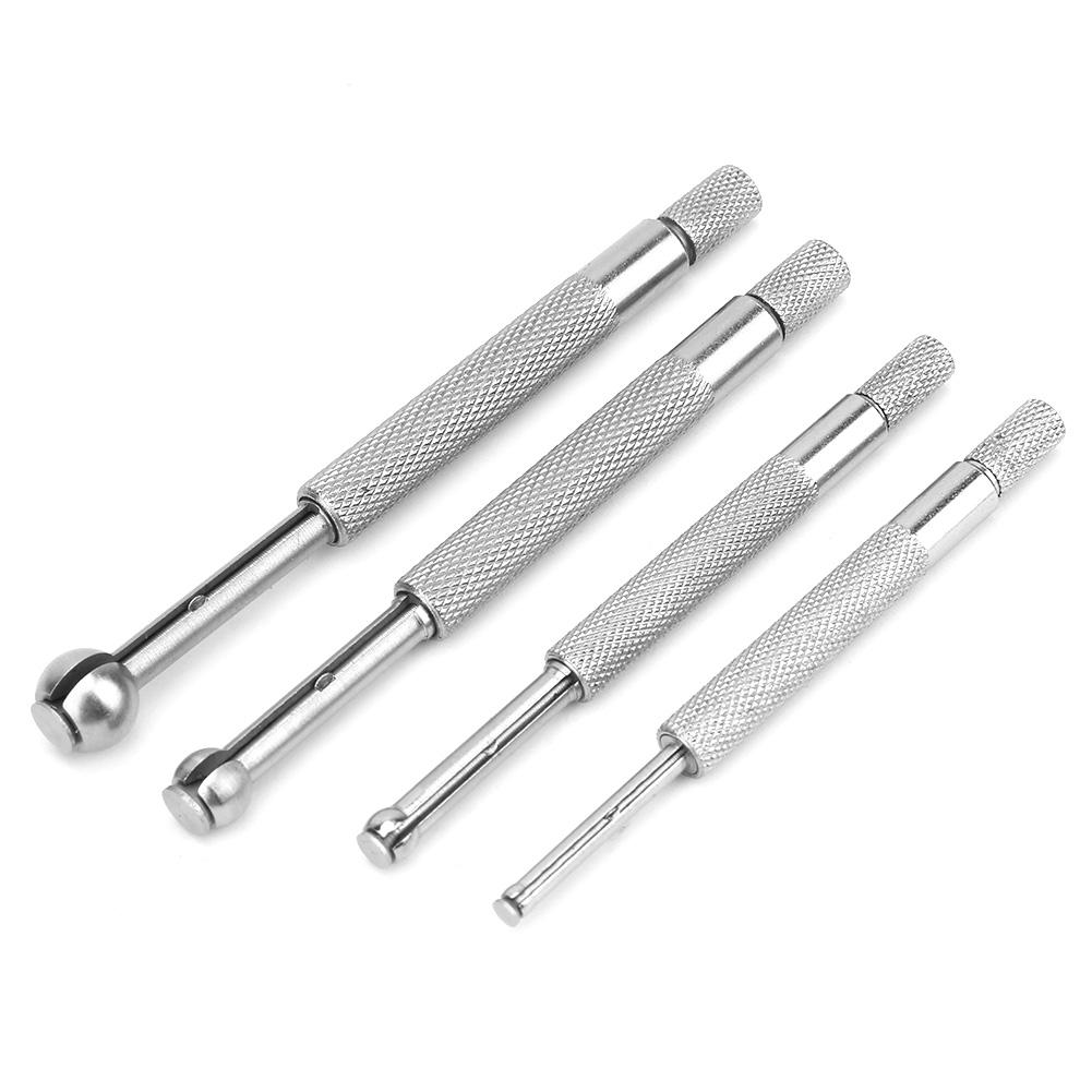 4Pcs     Type, Manganese Steel Inner Diameter, 3-13mm Hole Bore Gauge, telescopi esign for small holes, slits, and   measuring