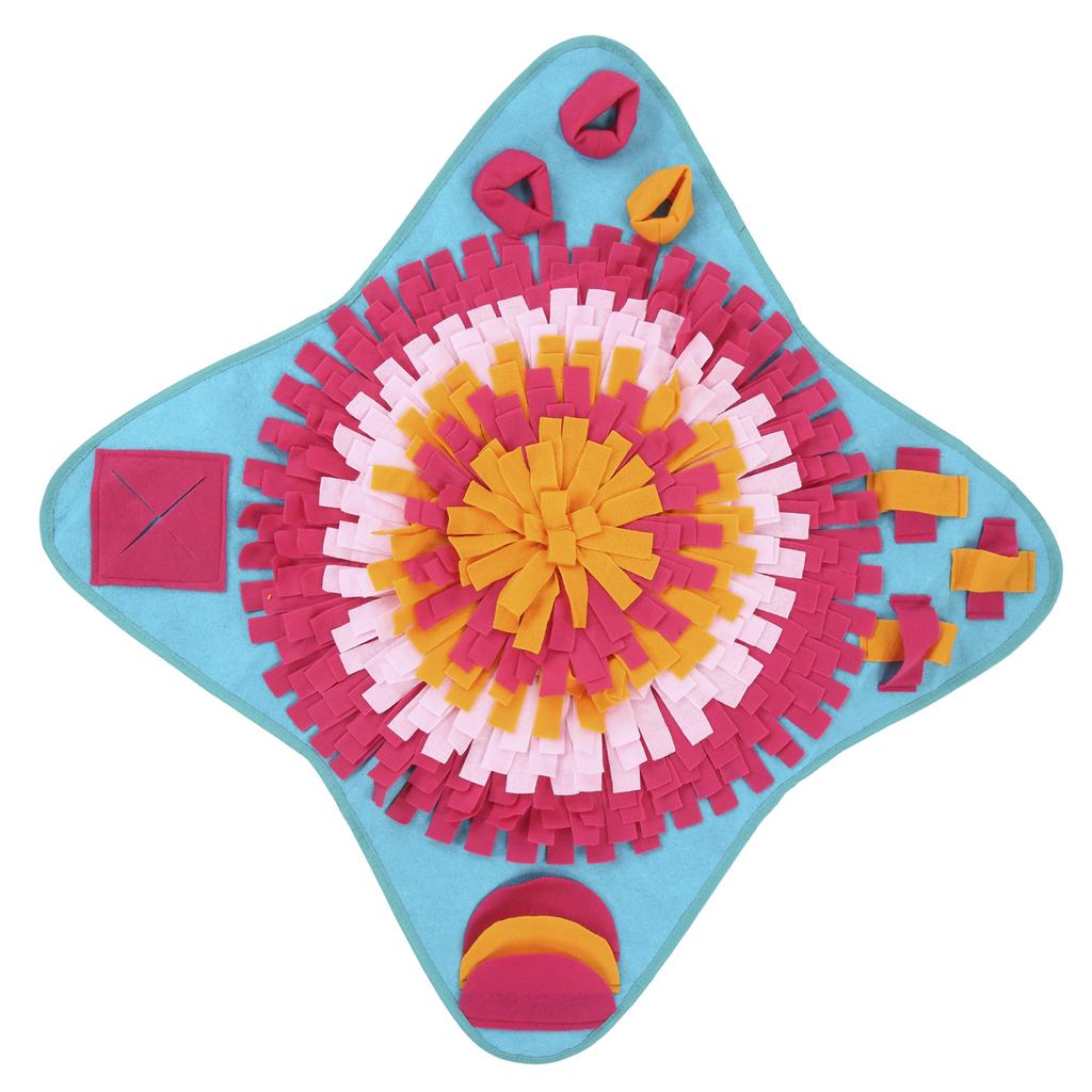 Haustier Schnüffelmatte Hunde Schnüffeltraining Decke Fördert Natürliche Futtersuchfähigkeiten für Indoor-Outdoor-Aktivitäten