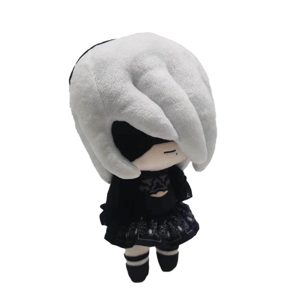 23CM NieR:Automata SQUARE ENIX Anime 2B 9S Anime Game Movie Cartoon Toys Plush Toy Children Christmas Animal Cartoon Doll Gift