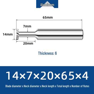 Aluminium-T-Nutenfräser
