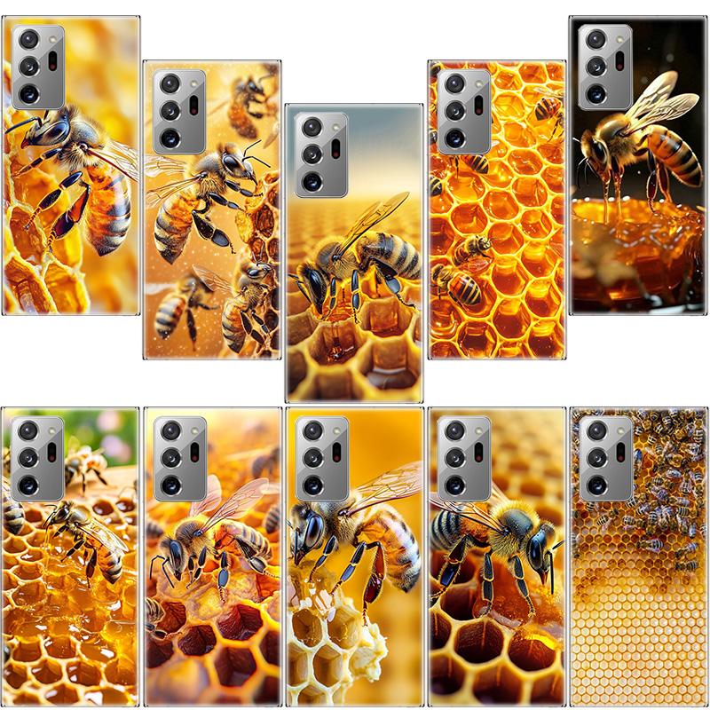 Bees and Honey in the Honeycomb Phone Case for Samsung A17 A37 A57 A07 A16 A26 A36 A56 A05S A15 A25 A35 A55 Galaxy A03 A13 A23 A