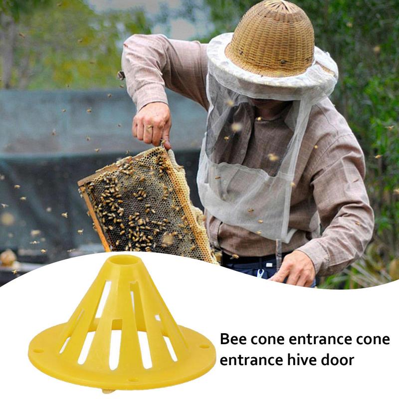 20Pcs Beehive Entrance Exit Cone Plastic Beehive One Way Entrance Gate Door Beekeeping Supplies for Beginners and Professional