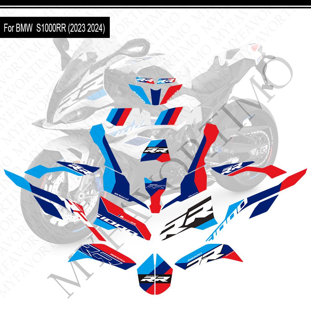 Umbrx8 For BMW S1000RR S 1000 RR S1000 Motorcycle Accessories Tank Pad Sticker Decal Body Sticker Protector Kit 2023 2024