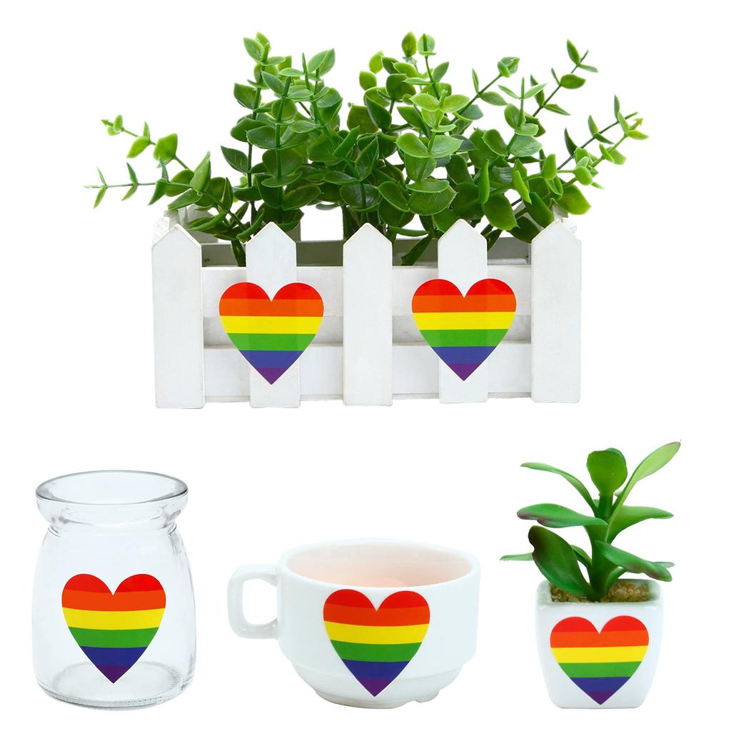 Sticker 500 Piece Adhesive Paper Easy To Use Rainbow