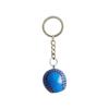 Creative 3D Basketball Football Keychain Handmade Resin Sport Theme Decoration For Bags Keys Car Interior Gift