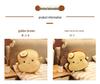 Cuscino Peluche Creativo Uovo Fritto su Toast: Cuscino a Forma di Striscia Lunga per Abbracciare per Ragazze