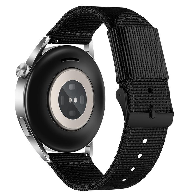 

17 мм 19 мм 20 мм тканевый нейлоновый ремешок для часов для браслета SWATCH, сменный браслет для женщин и мужчин, спортивные аксессуары для часов, ремешок 17mm чёрный