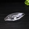 2pcs Transparent Boat Shaped Ice Cream Bowl Acrylic Salad Serving Bowl Snack Tray  Restaurants