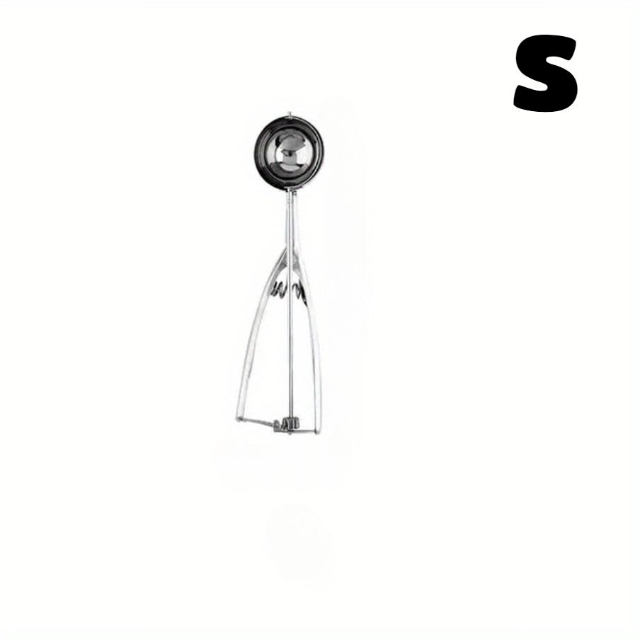 1/3pc Multi-Size Ice Cream Scoop with Spring Handle Dessert Shop Ice Cream Scooping Tool Stainless Steel Home Ball Potato Scoop