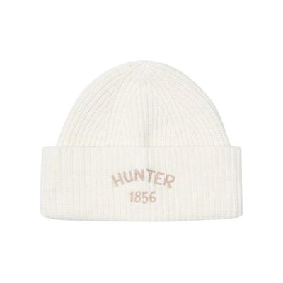 HUNTER [UNISEX] Berretto in Maglia a Coste di Cashmere - Avorio HBW0006CHZIVO