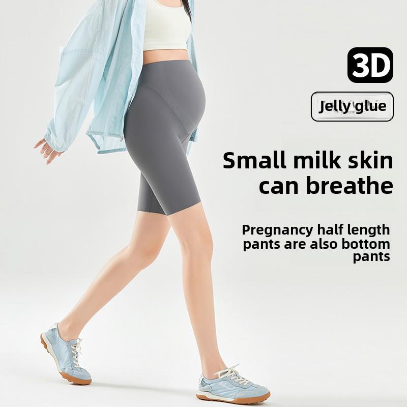 Maternity Belly Support Shorts - Lightweight, Spring/Summer Safety Leggings