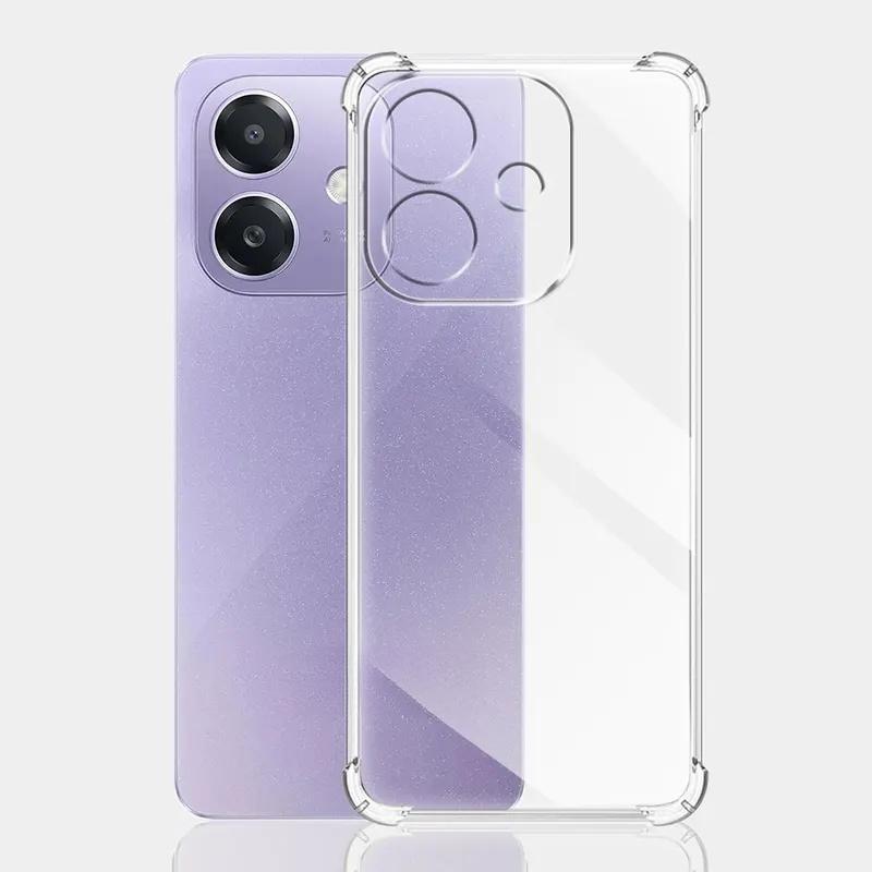 For OPPO A3 5G 4G A3X A40 A40M A60 5G A 3 Case Shockproof Airbag Phone Cases Clear Silicone Soft Coque Back Cover Carcase Fundas