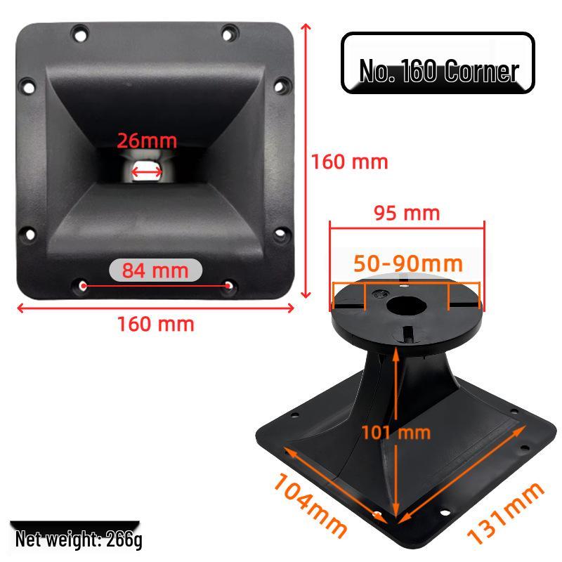 

Ma Tian Flat-Mouth Horn Tweeter Speaker: 34, 44, 51 Core Options