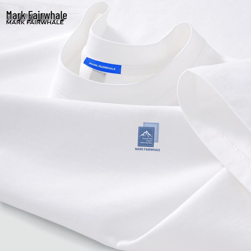 Mark Fairwhale חולצת טי קצרה מכותנה רטרו אמריקאית לגברים