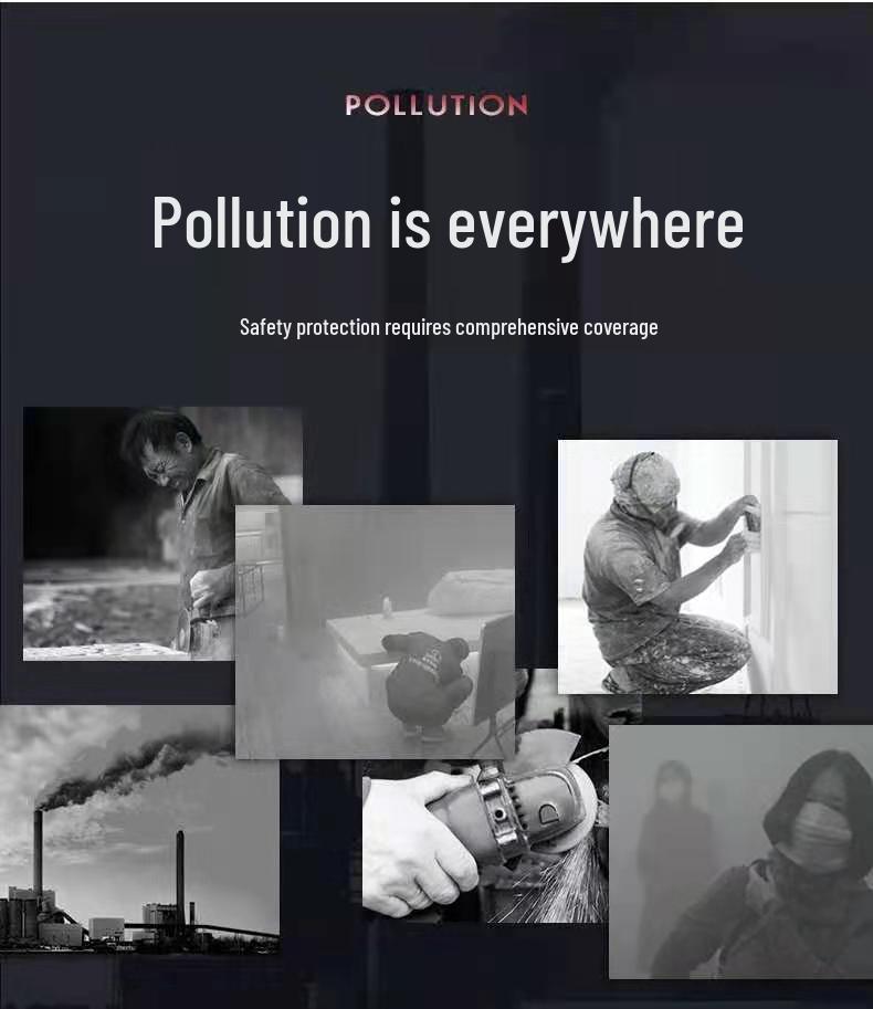 6800 Full Face Industrial Anti-Gas Mask for Ammonia, Hydrogen Sulfide, and Organic Acids