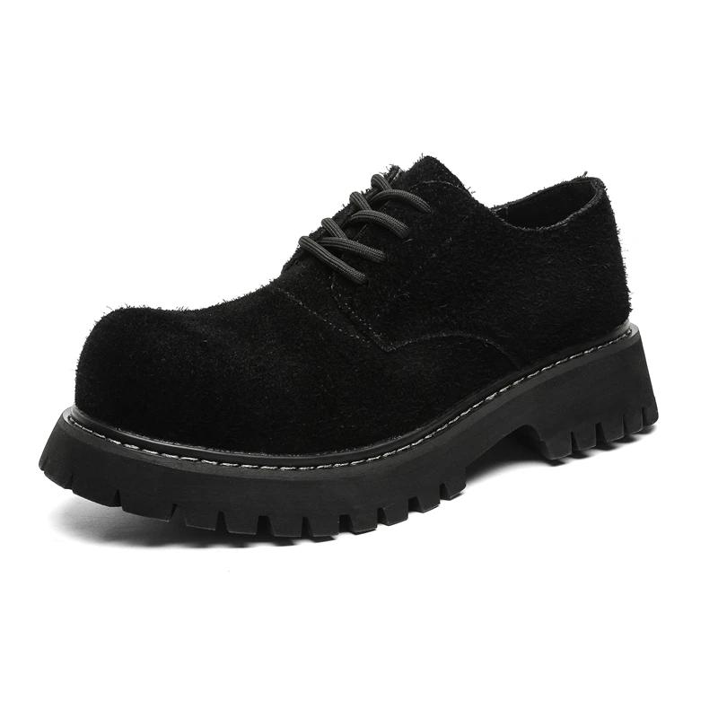 Pánská pravá kůže Boty pro volný čas Měkké mokasíny Pánské ploché módní značky Muži Mokasíny Prodyšné boty pro řidiče