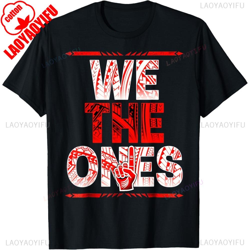 Vintage Roman Reigns Design We The Ones Wrestler OTC Yeet TShirt Cotton Short Sleeve Casual Fashion Loose Hip Hop Man Tshirt