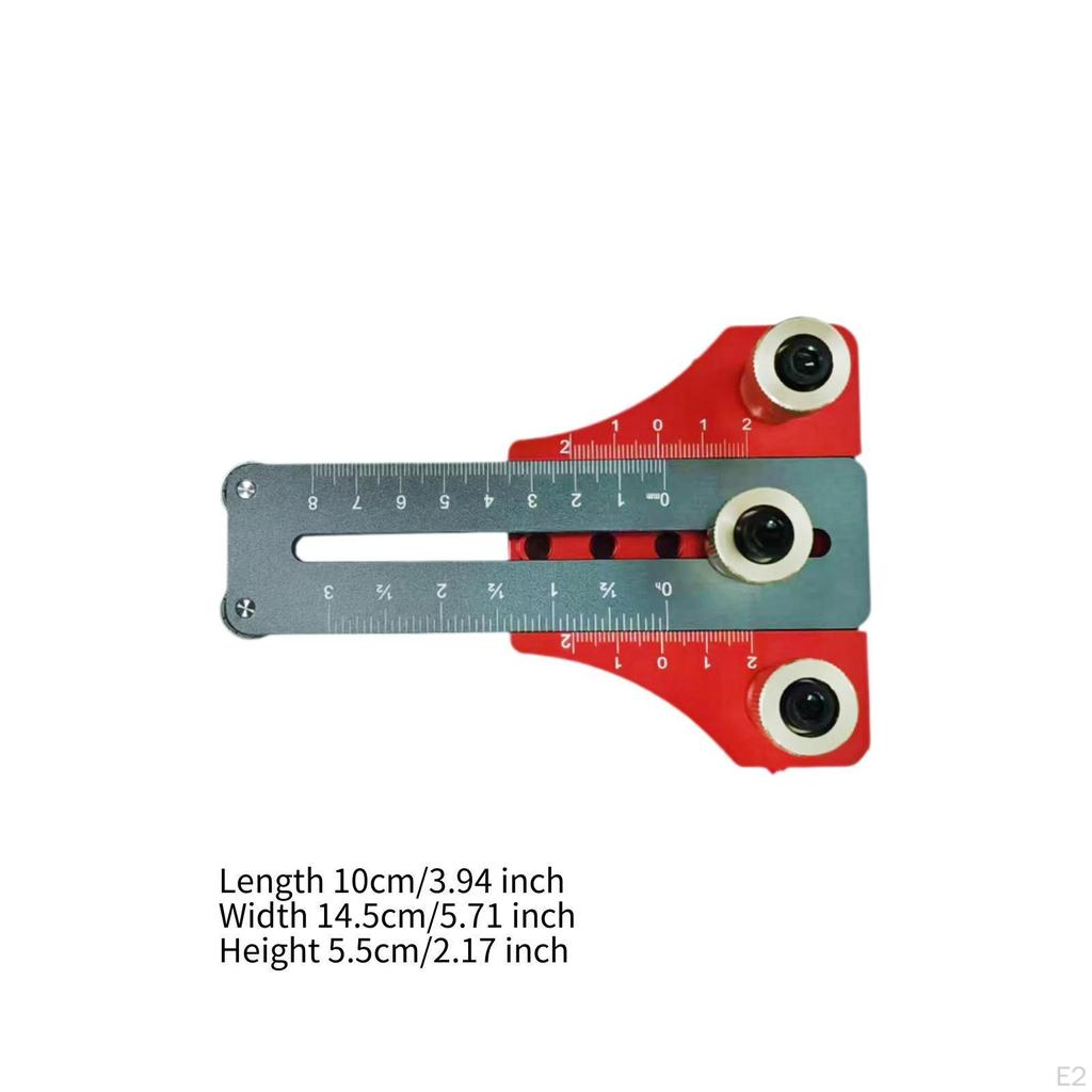 Table Saw Jig Guide Fence for Workbench Aluminum Alloy Stable Positioning Sturdy Fast Thin