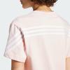 Adidas Womens Future Icons 3-Stripes T-Shirt Sandy Pink Women Streetwear IW5264