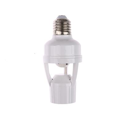 360 Grad menschlicher Induktionsbewegungssensor Lampenfassung Ac85-265V Verzögerungszeitschalter E27 Sockelhalter Sockeladapter