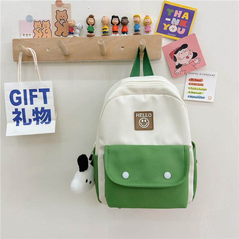 Cute Fashionable Canvas School Bag For Children Lightweight Comfort Fit For Boys And Girls