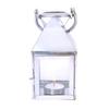 Glass Stainless Steel Lantern with One Tealight Candle|Hanging Lantern Perfect for Home Decor|Lantern for Home Decoration