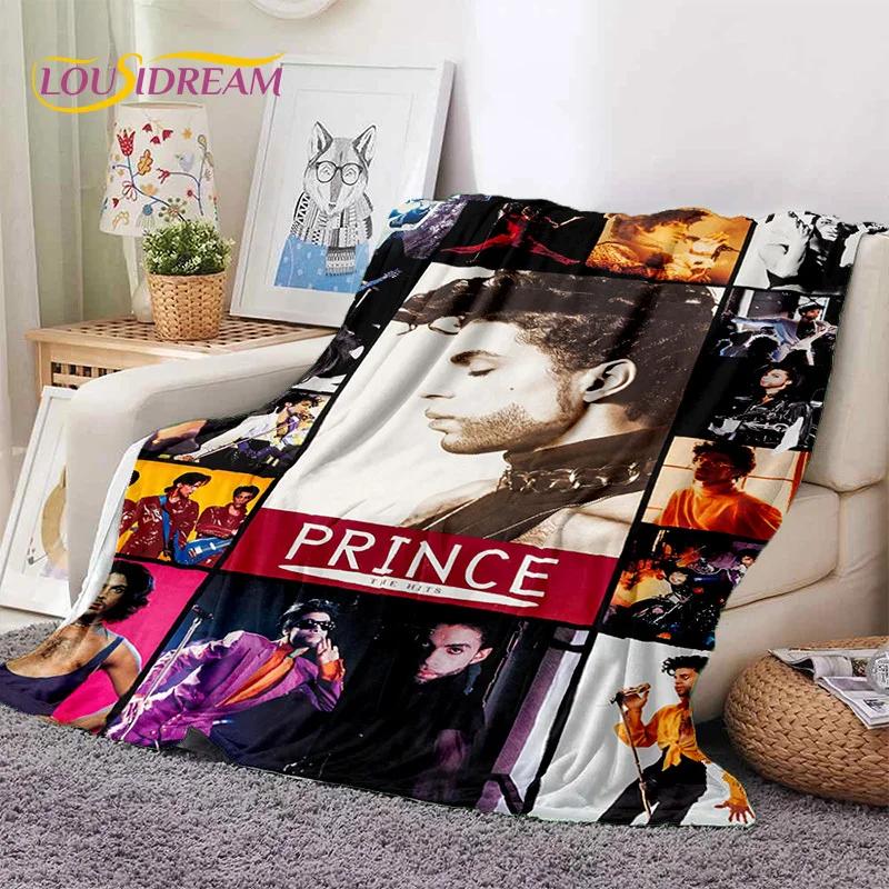Artist Purple Rain Prince Rogers Nelson Soft Flannel Blanket,Throw Blanket Comfortable Blanket for Picnic Beds Sofa Home Bedroom