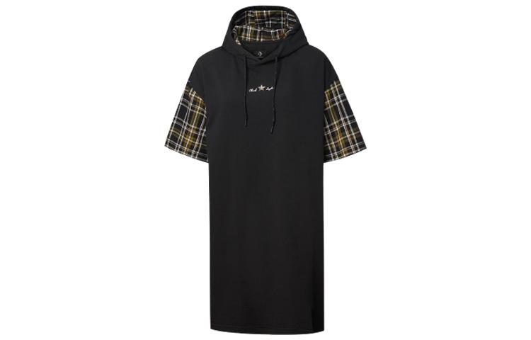 Converse Short Sleeved Dress Women s Black 10020980001 M
