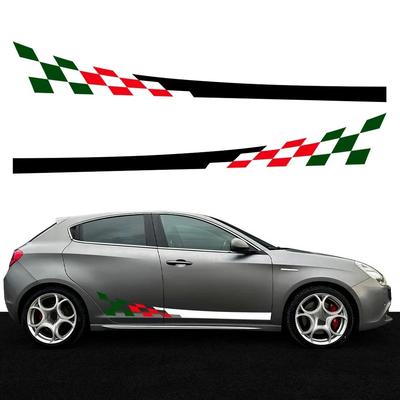 For Alfa Romeo Giulietta Car Door Side PVC Stickers Racing Sport Graphics Stripes Vinyl Film Trim Decals Tuning Auto Accessories