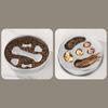 Slow Feeder Dog Bowl,Slow Feeder Stainless Steels Metal Dog Dish to Slow Eating Slow Feeding Dog Bowl for Small Breeds