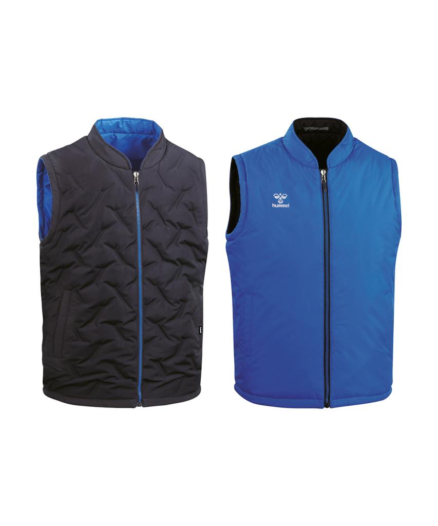 Hummel Functional Reversible Padded Vest - Black Blue (Hm-6891)