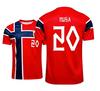 Norway 2026 Men's Soccer Jersey Breathable Loose Tight Quick Dry Sports Training Team Style Short Sleeves