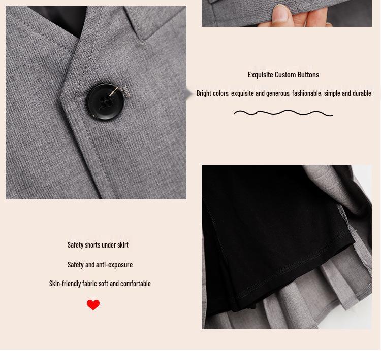 British Style School Uniform for Children's Chorus, Poetry Recitation, and Kindergarten Graduation