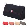 Car Storage Box Flip-Type Anti-Falling Eyeglass Case Snap-On Installation Leather Texture Organizer Universal Fit Sunglasses Box