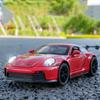 1/32 Scale Porsche 911 GT3 Supercar Alloy Metal Diecast Model Car Sound and Light Children's Toys Birthday Gift for Kids Mini GT Boys