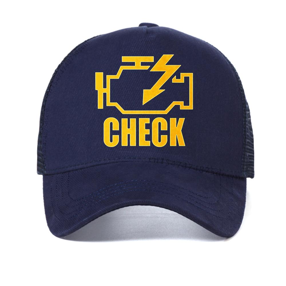 

Mechanic Auto Repair Check Engine Light baseball cap Funny Birthday Gift For Unisex Father Husband Daddy caps mesh trucker hats Adjustable
