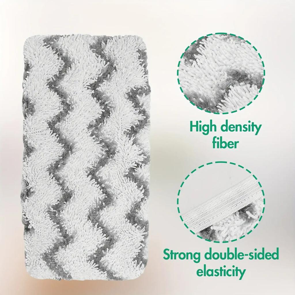 4/6 Stück Korallen-Samt Mopp Ersatzbezüge - Strapazierfähiges Polyestergewebe, Haushalt & Küche, Mopp zur Bodenreinigung, Einfach zu montierender Mopp