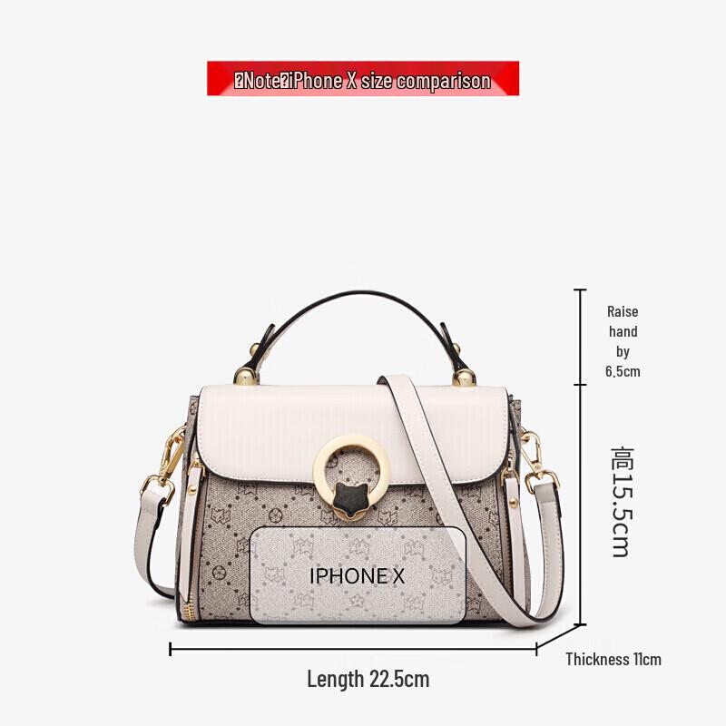 FOXER Women's Large Capacity Shoulder Crossbody Handbag
