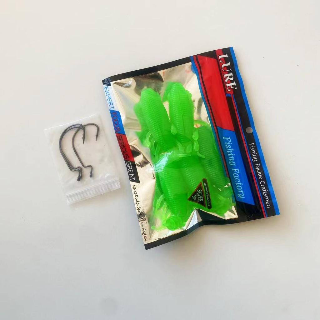 Black Fish Lure: Floating Soft Bait - Imitation Mandarin Fish & Frog for Long Cast Wild Fishing