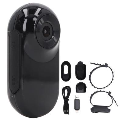 Pet Collar Camera Full HD 90 Degree Wide Angle Small Dog Cat Action Camera with Video Records for Indoor Outdoor