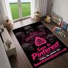 Gothic Dark Goat Head Ghost Carpet,Non-Slip Carpet for Living Room Bedroom Home Decor,inverted Pentagram Skull with Red Eyes, and Mysterious Runes