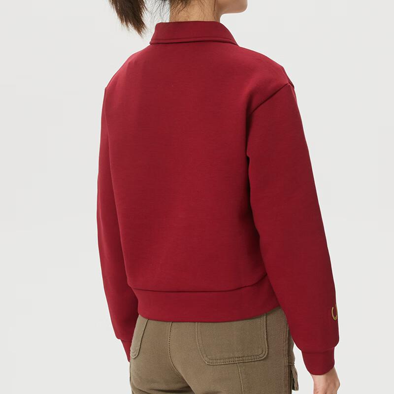 Under Armour New Year Collection Polo Neck Sports Breathable Pullover Long Sleeve Sweatshirt Women sweatshirt 6014320-625