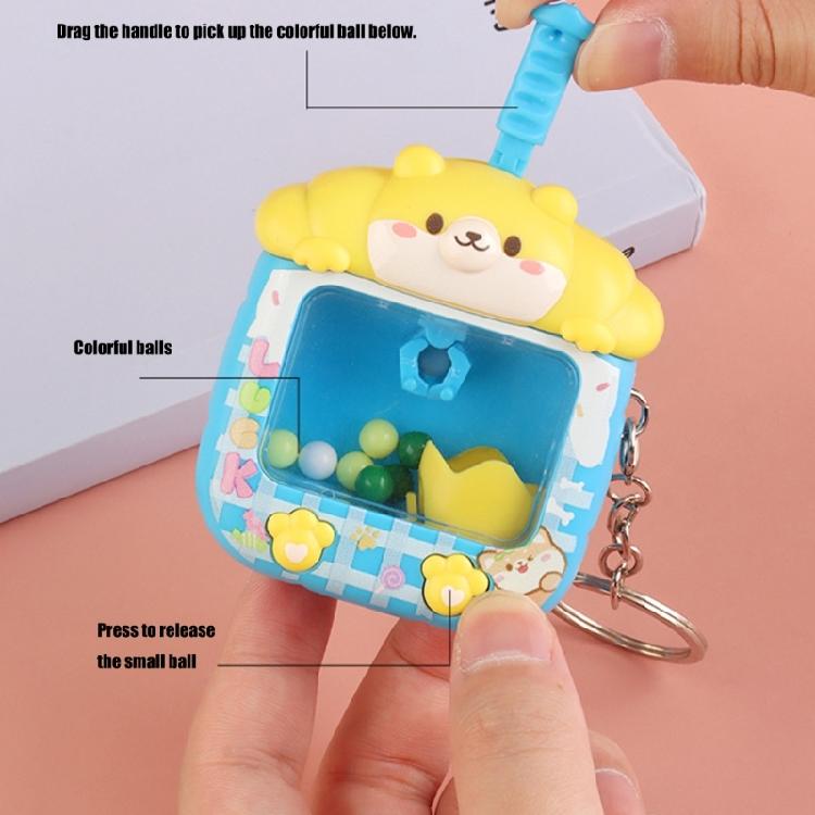 Creative Doll Catcher Machine Keychain Craft Of Sturdy Plastic