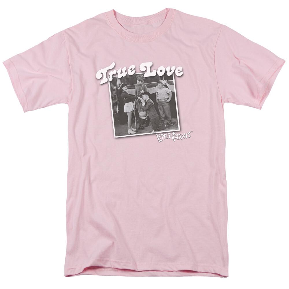 26 The Little Rascals True Love T Shirt Mens Licensed Classic TV Show Light Pink Unisex T-Shirt M