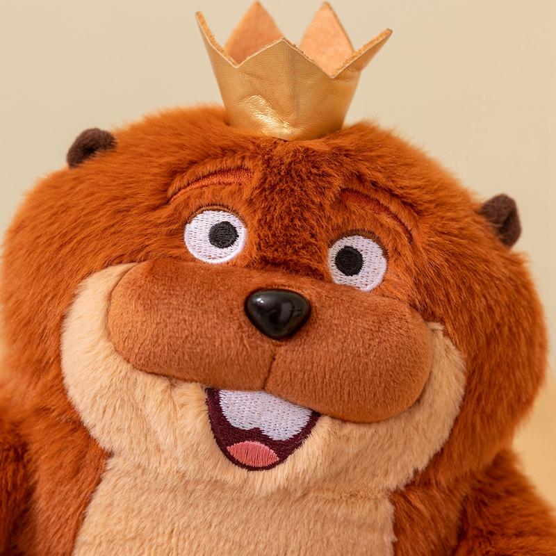 Hot High Quality Anime Hoppers Plush King Georges Tom Lizard Soft Stuffed Animal Beaver Plushie Doll Toy Birthday GiftKid