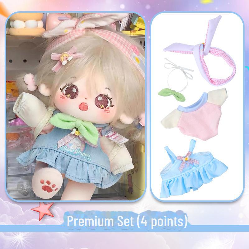 

Кукла-девочка из натурального хлопка высотой 20 см в милом платье, юбке и туфлях Clothes or Accessories Only (Excludes Doll)